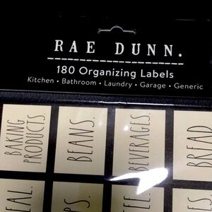 New RAE DUNN Organizing Labels 180